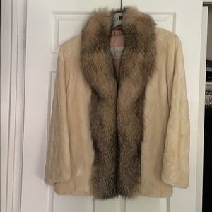 Off White Fur Jacket